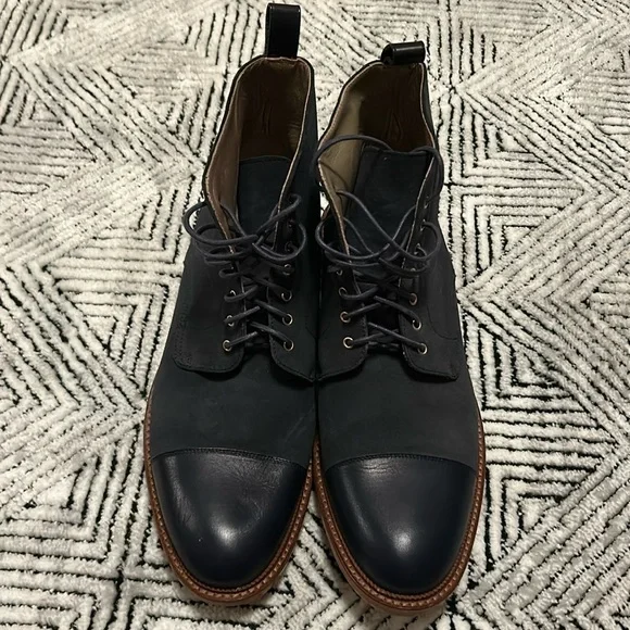 Taft, boot, Blue, leather/suede, size 44 - Picture 1 of 6